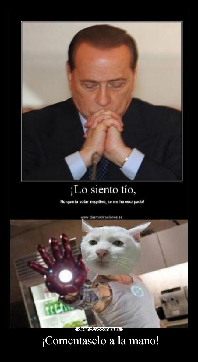 ¡Comentaselo a la mano! -