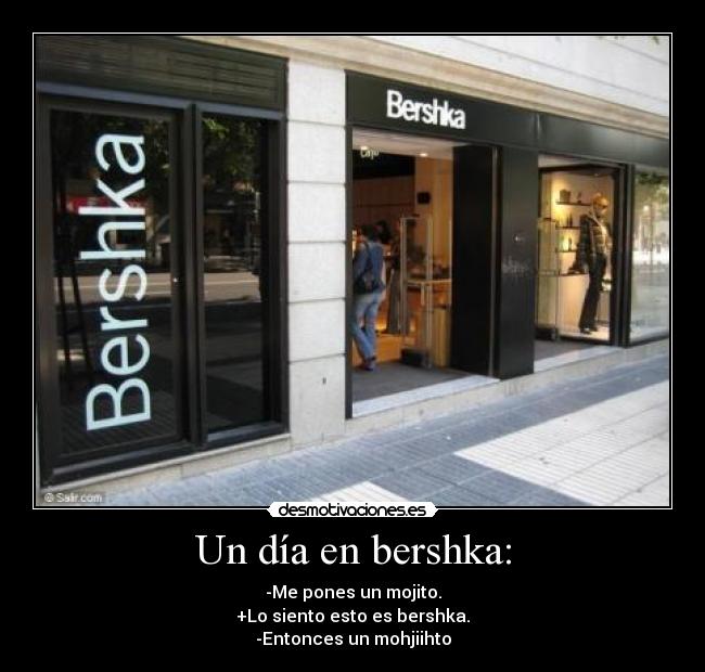 carteles bershka desmotivaciones