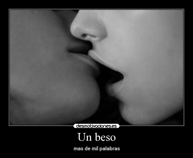 Un beso -