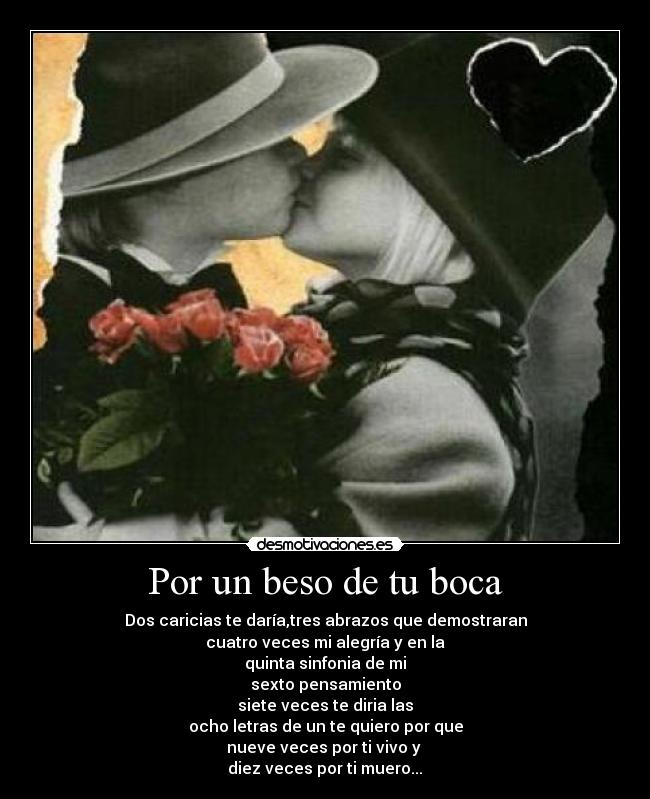 Por un beso de tu boca -