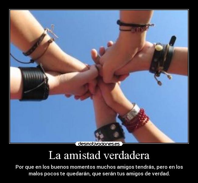 La amistad verdadera - 