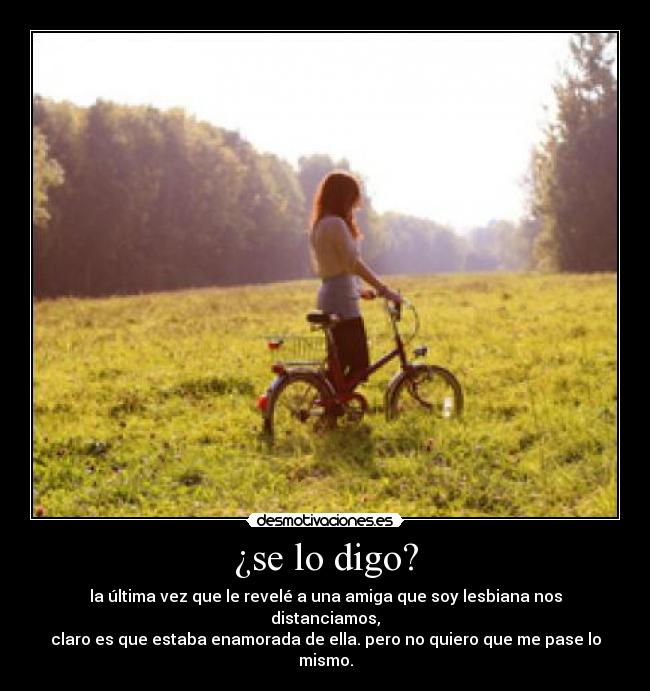 ¿se lo digo? - 
