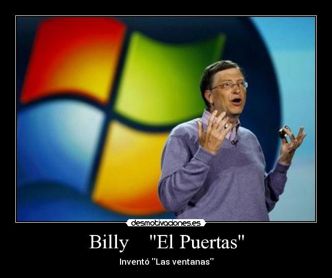 Billy El Puertas - Inventó Las ventanas
