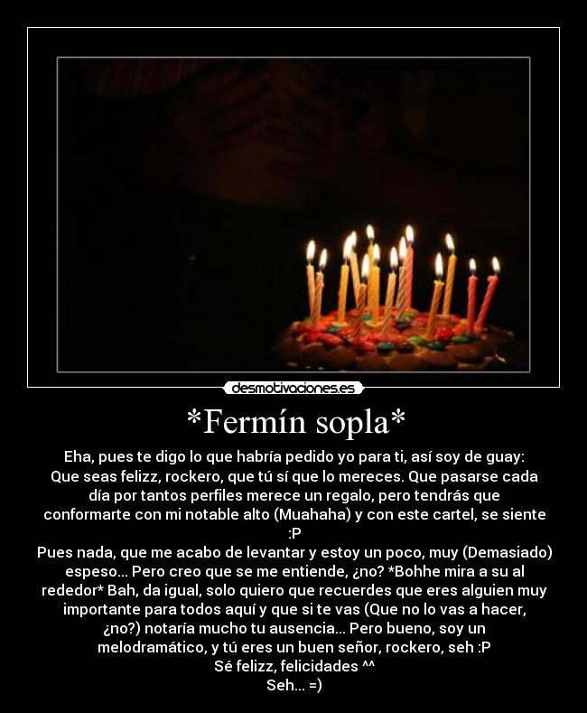 *Fermín sopla* - 