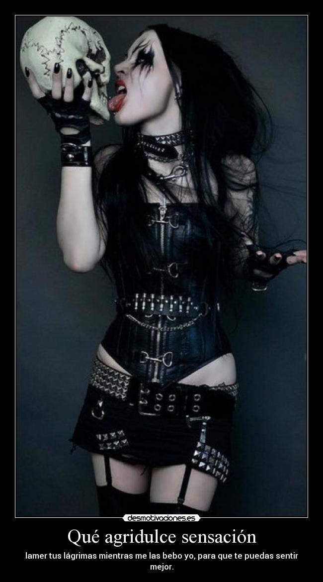 Qué agridulce sensación -