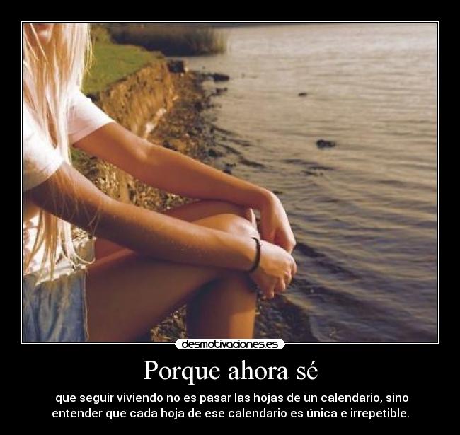 Porque ahora sé -