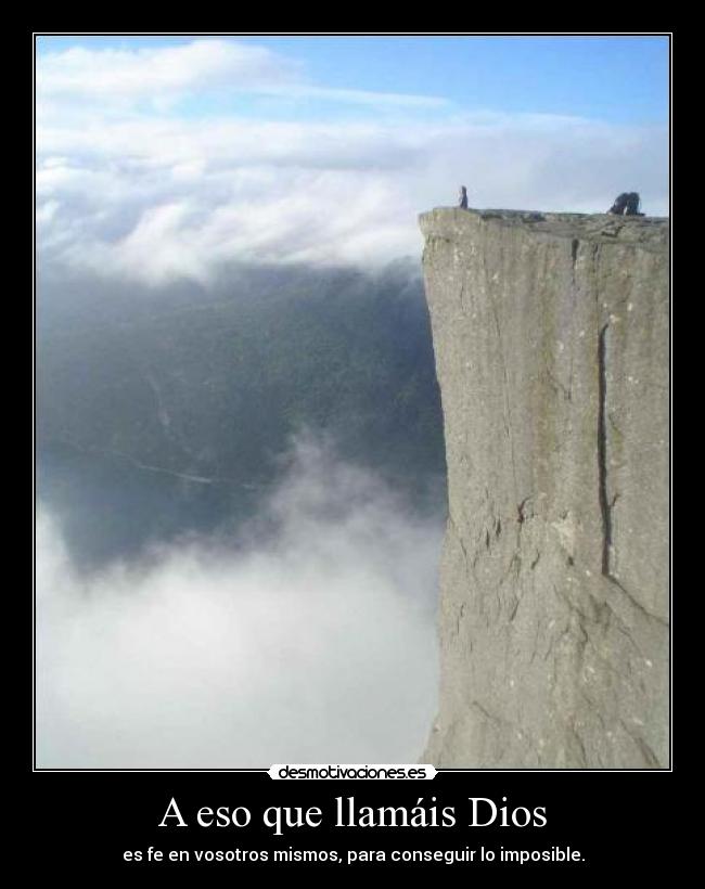 A eso que llamáis Dios -