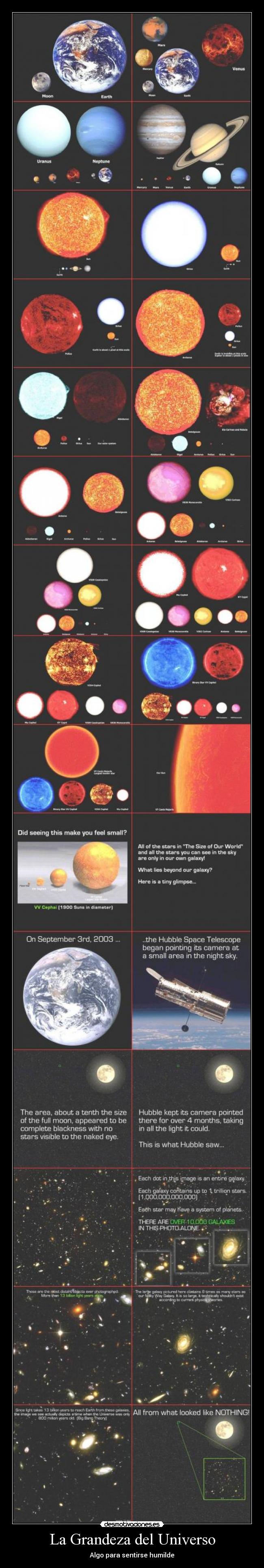 La Grandeza del Universo - Algo para sentirse humilde