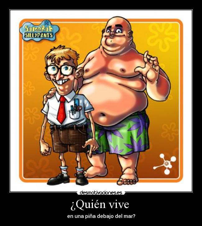 carteles bob esponja desmotivaciones