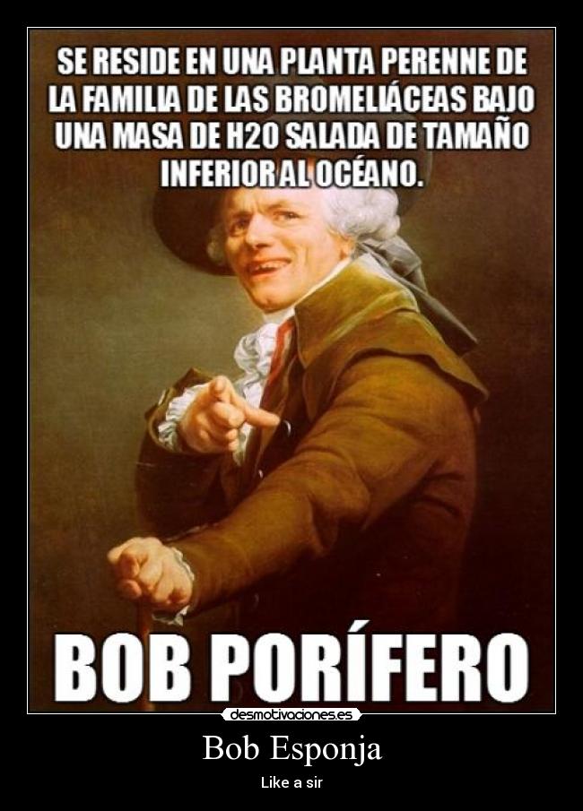 Bob Esponja - Like a sir