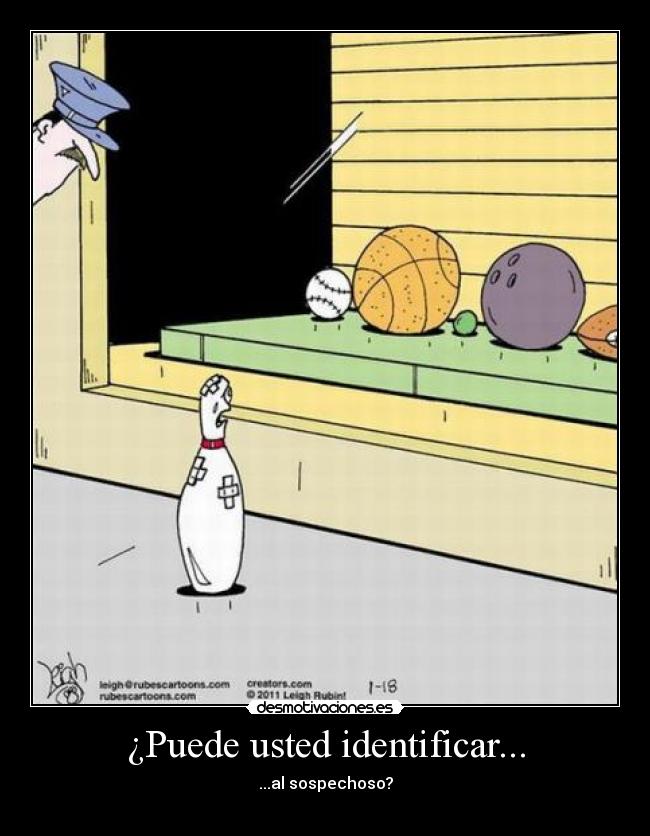 ¿Puede usted identificar... -