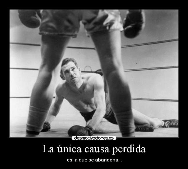 La única causa perdida -