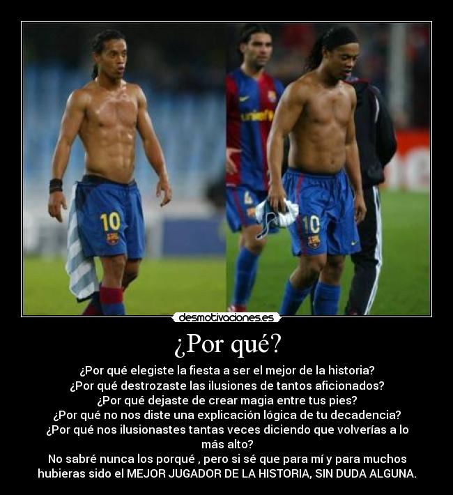 carteles ronaldinho futbol desmotivaciones