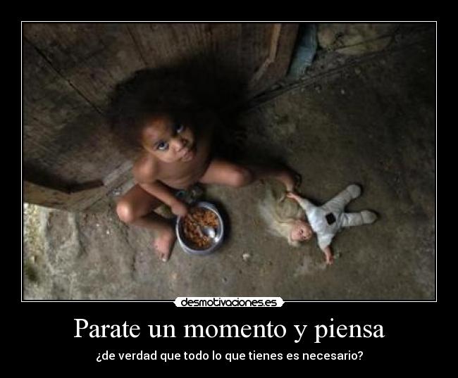 Parate un momento y piensa - 
