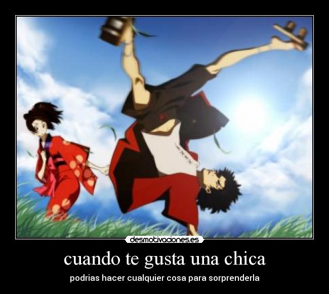 cuando te gusta una chica - 