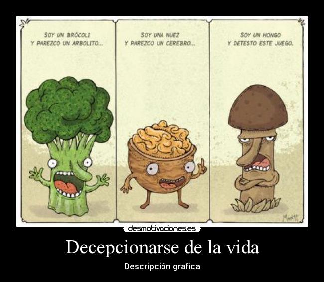 Decepcionarse de la vida - 