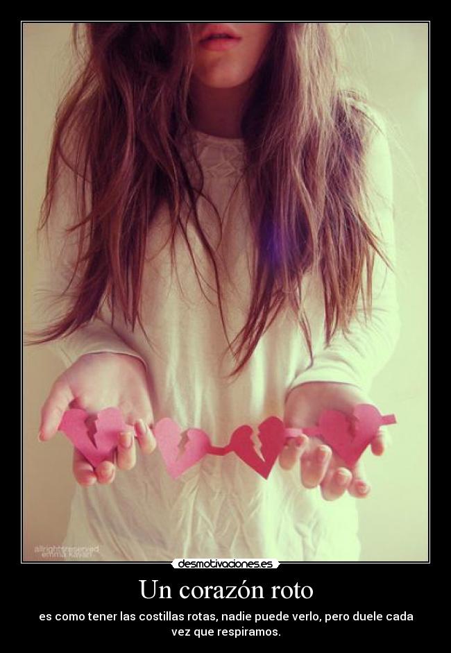 Un corazón roto -