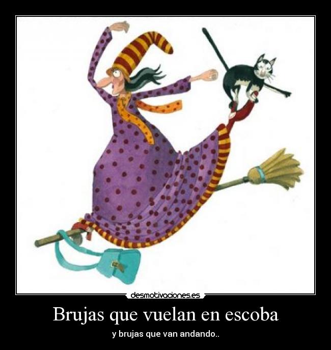 Brujas que vuelan en escoba - 