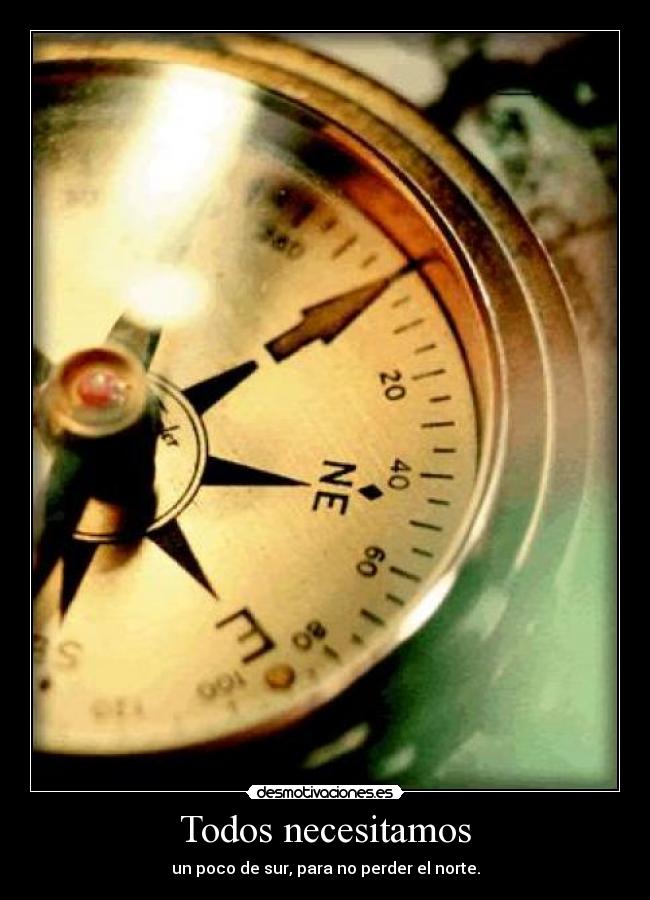carteles sur norte brujula desmotivaciones