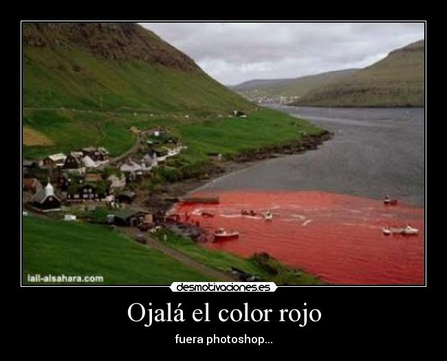 Ojalá el color rojo -