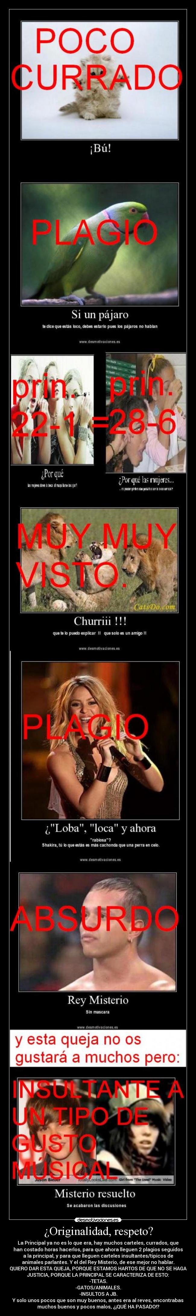 ¿Originalidad, respeto? - 