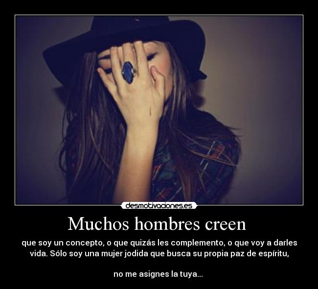 Muchos hombres creen  - 