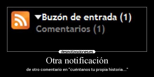Otra notificación -