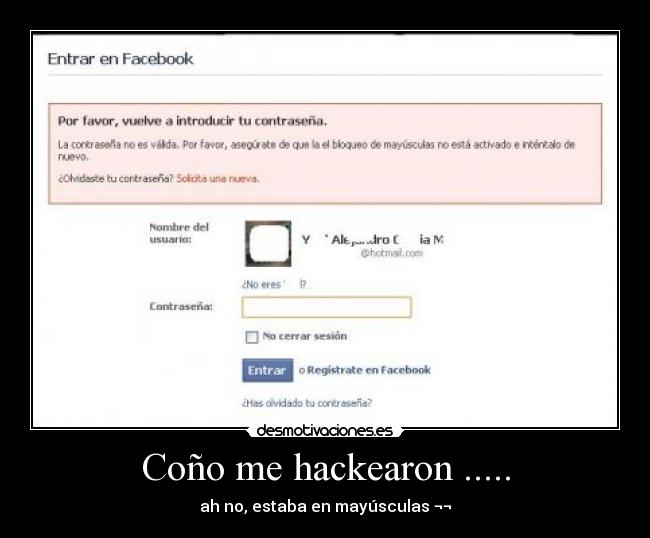 Coño me hackearon ..... -
