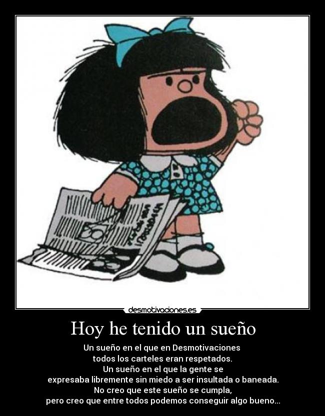 Hoy he tenido un sueño - 