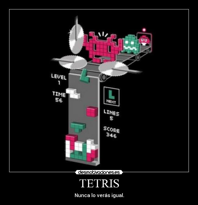 TETRIS - Nunca lo verás igual.