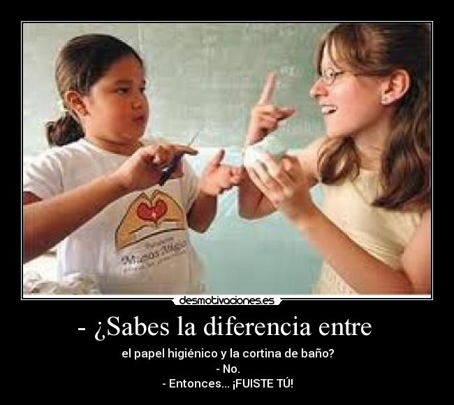 - ¿Sabes la diferencia entre  - 