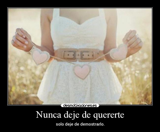 Nunca deje de quererte -
