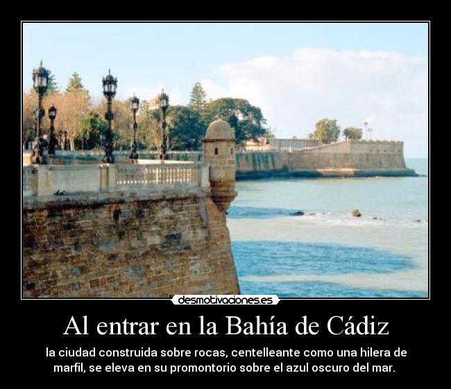 Al entrar en la Bahía de Cádiz - 