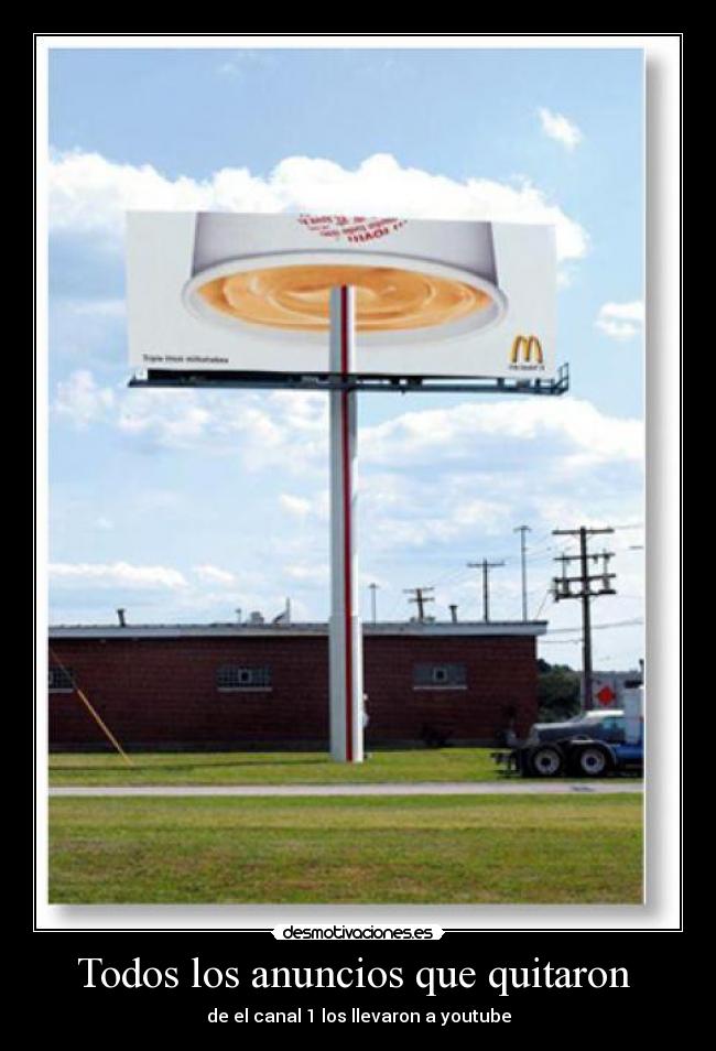 Todos los anuncios que quitaron -