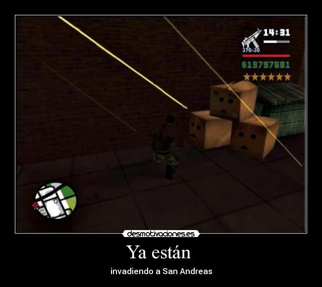 Ya están  - invadiendo a San Andreas