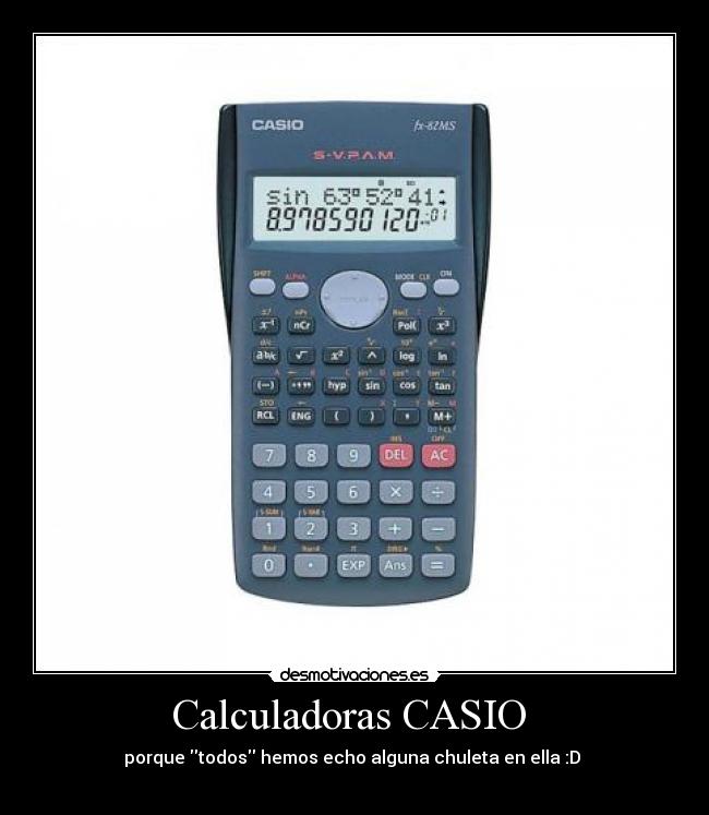 Calculadoras CASIO  - 