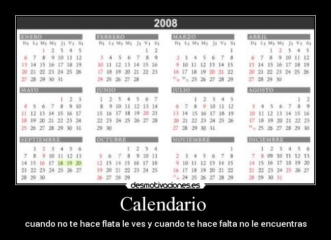 Calendario  - 