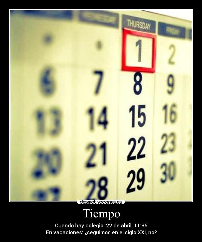 Tiempo -