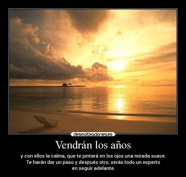 Vendrán los años - 