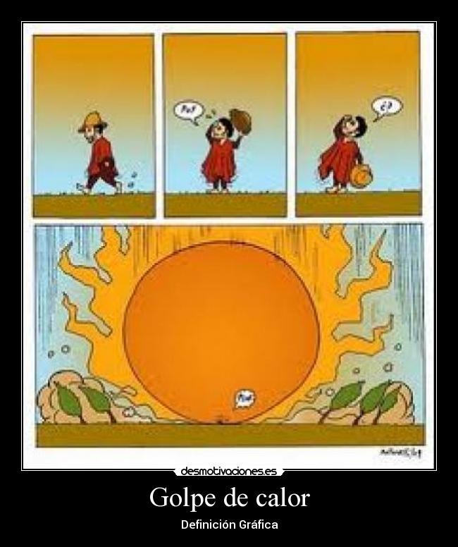 Golpe de calor - Definición Gráfica
