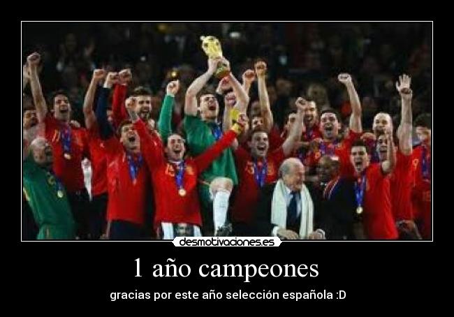 1 año campeones -