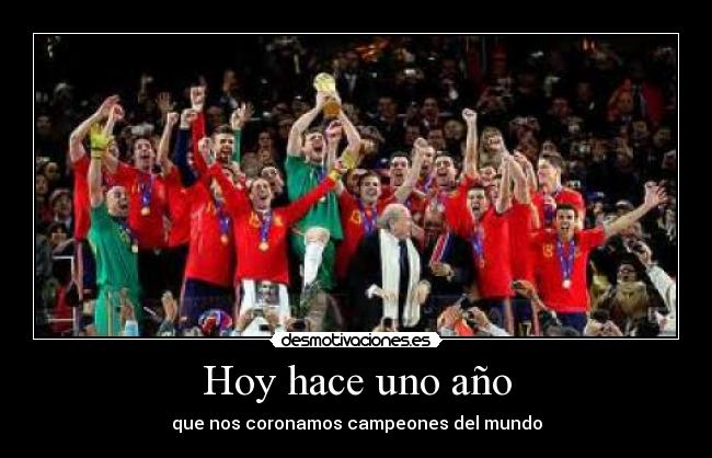 carteles espana campeones mundo ano desmotivaciones