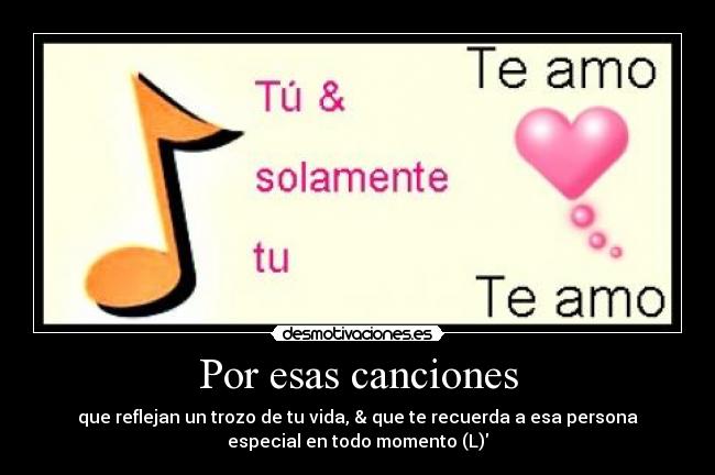 Por esas canciones - 