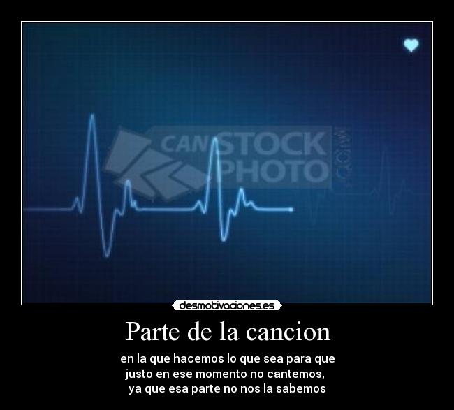 Parte de la cancion - 