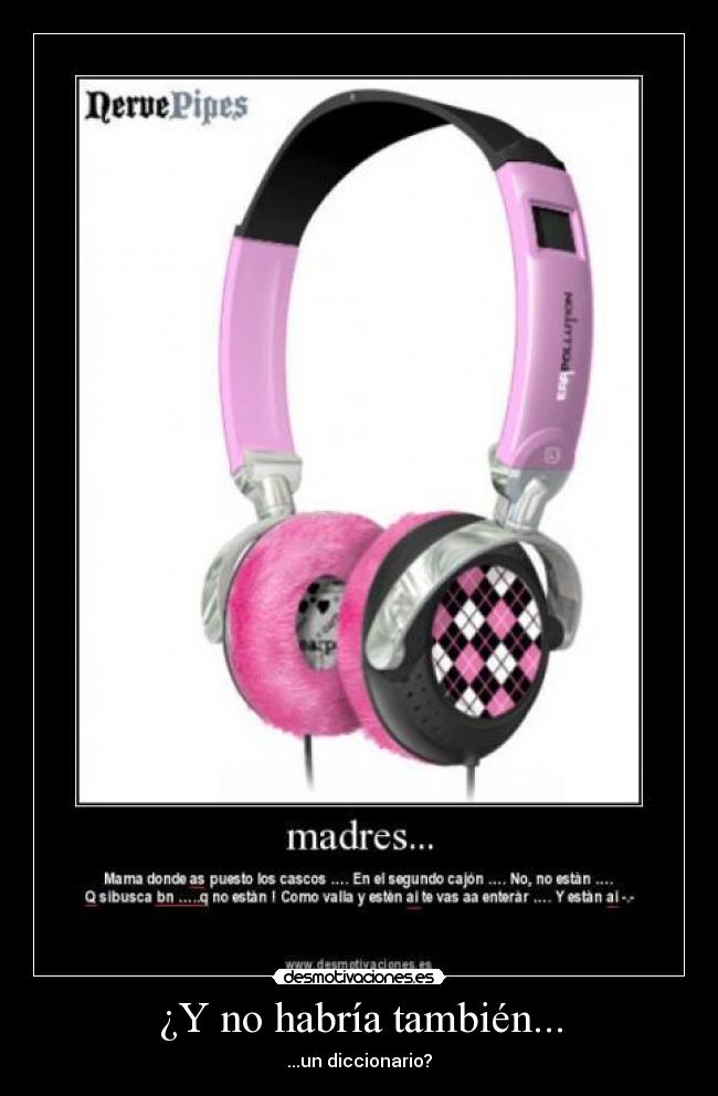 ¿Y no habría también... - ...un diccionario?