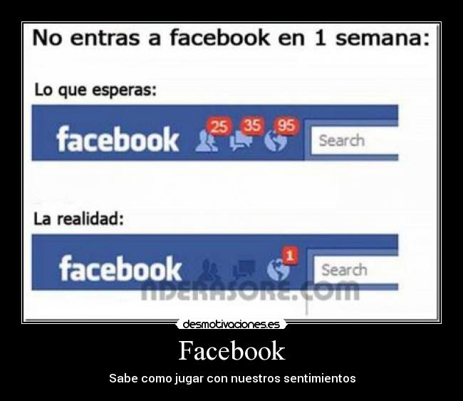 Facebook - Sabe como jugar con nuestros sentimientos