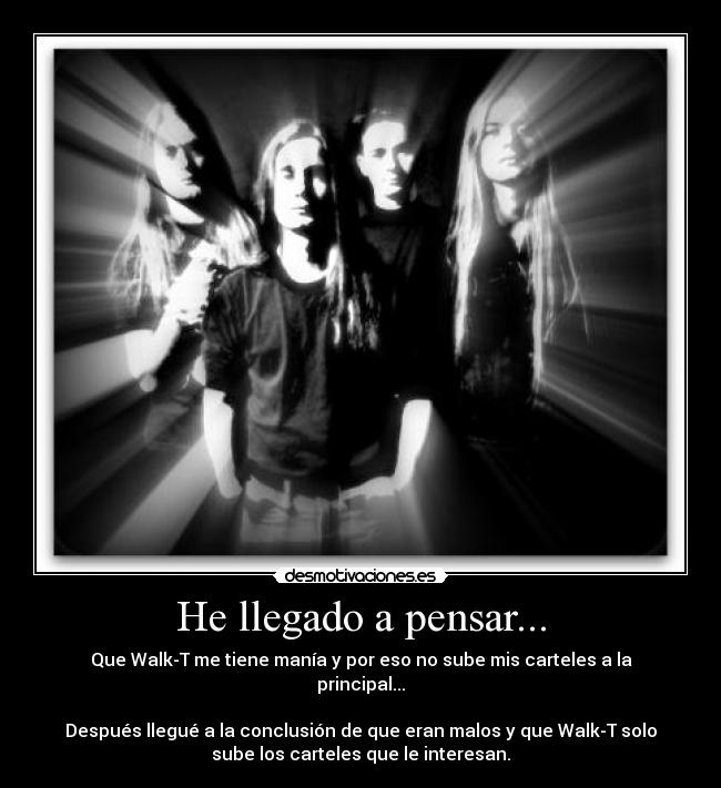 He llegado a pensar... - 