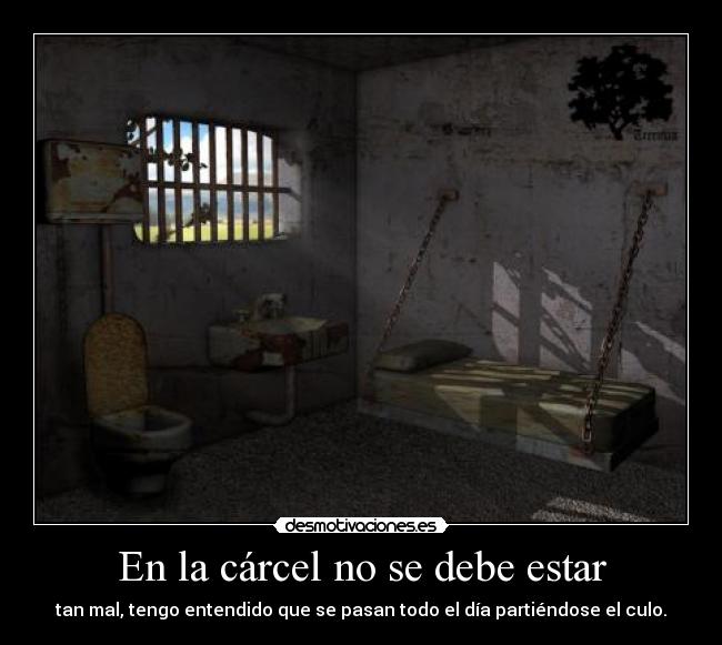 En la cárcel no se debe estar - 