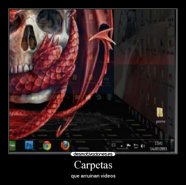 Carpetas - que arruinan videos