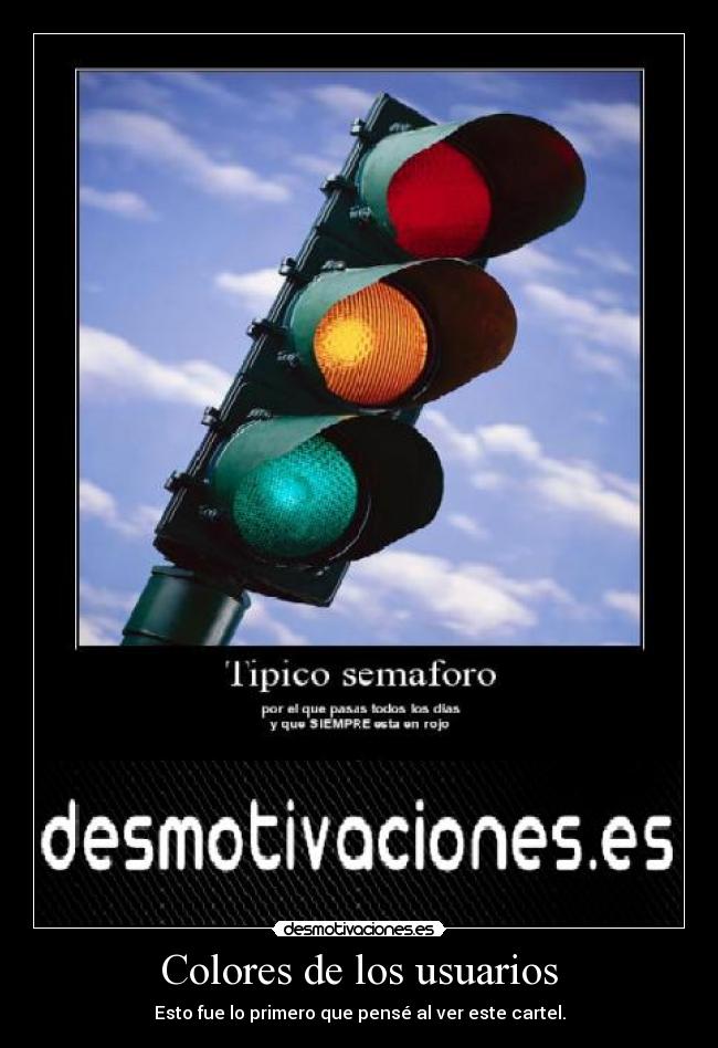 Colores de los usuarios - 